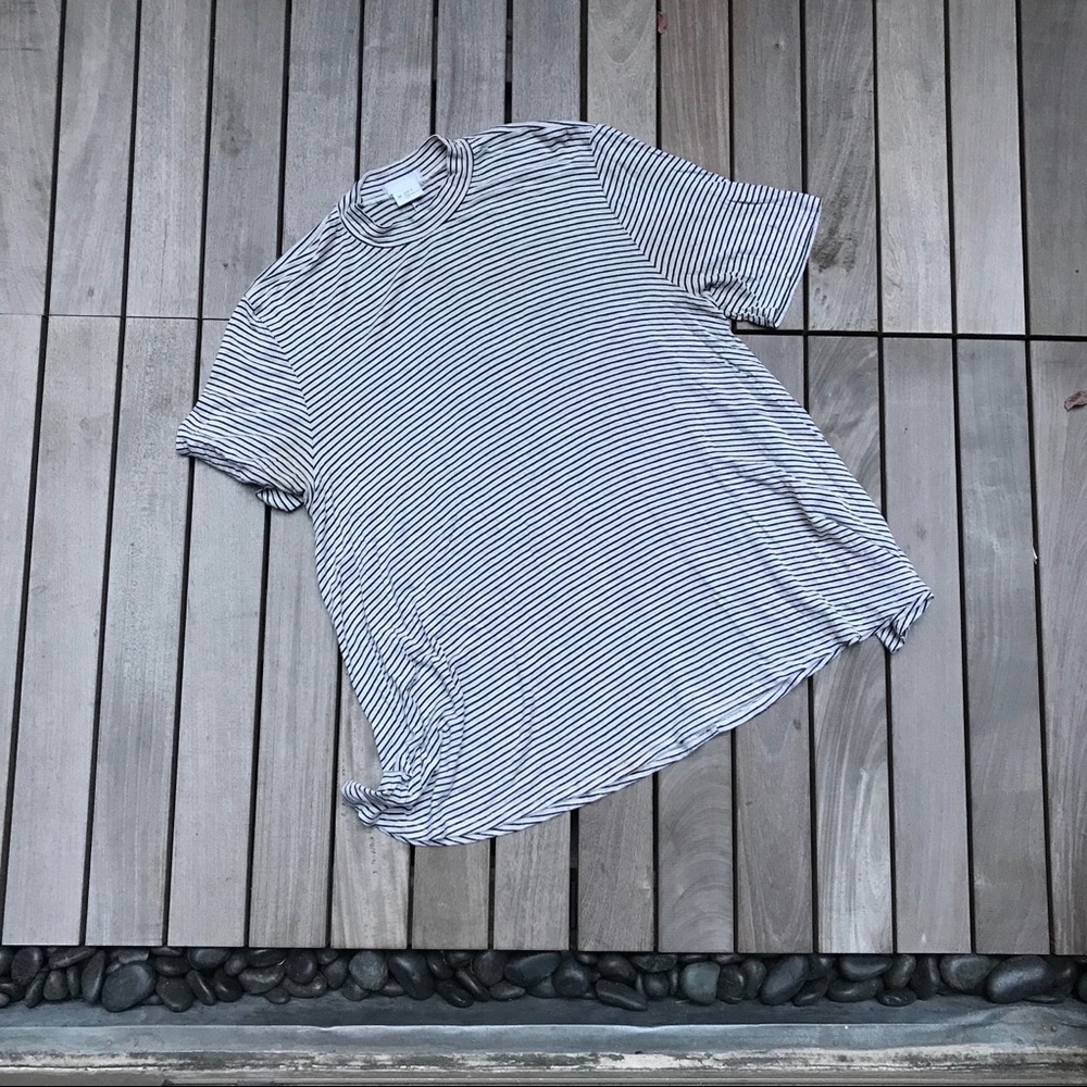 Cooperative | Navy Tan & White Short Sleeve Shirt
